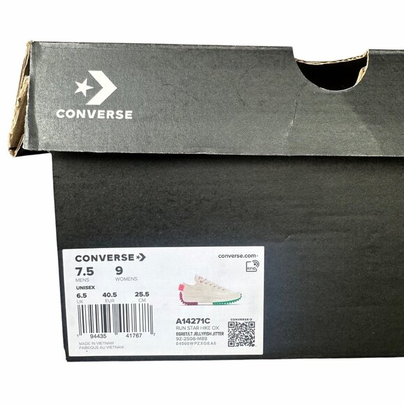 ❤️Converse Run Star Hike Platform 9 Womens Shoes Color Pop Beige Sneaker A14271C - Picture 12 of 13